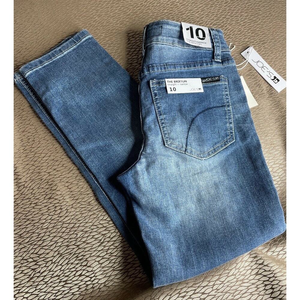 Joe's Jeans Boys' Brixton Jeans Straight & Narrow Adjustable Waistband Size 10